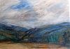 pohled na Kašperské hory, olej plátno 100x70